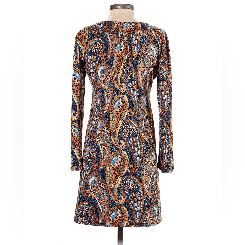 24seven Paisley Long Sleeve Dress - Picture 2 of 4